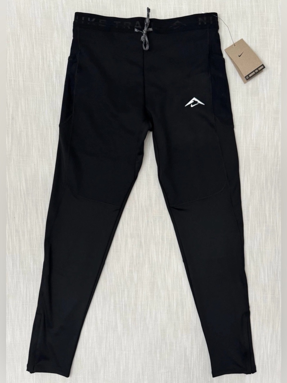 Nike Trail Lunar Winterized Black Running Tights Mens XL FB8599-010 NEW $145